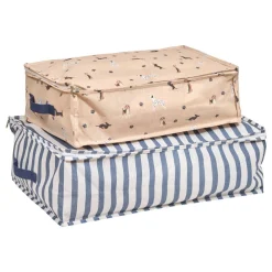 Atmosphera Boîtes, Petits Rangements*Lot de 2 housses de rangement enfant 