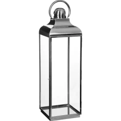 Atmosphera Eclairage D'Extérieur|Lanternes*Lot de 3 lanternes d'extérieur Argenté Noir