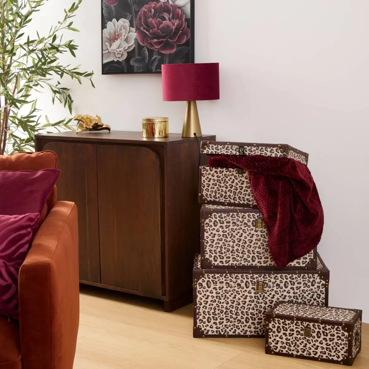 Atmosphera Malles|Voir Tout *Lot de 4 malles "Telna" Marron
