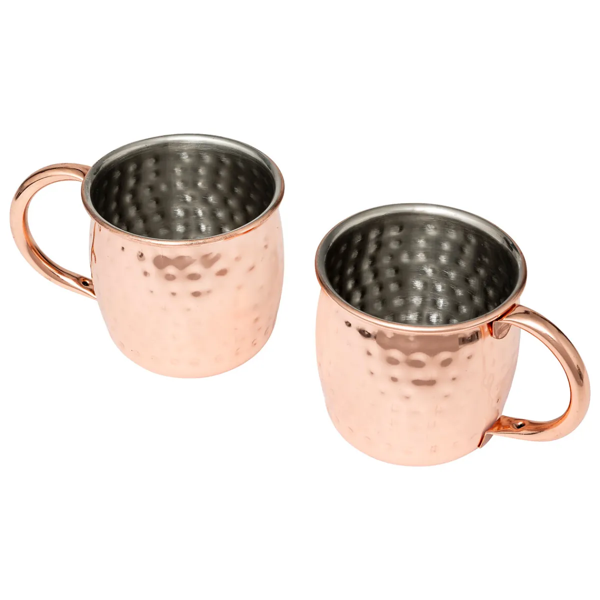 Atmosphera Accessoires Vin Et Cocktail*Lot de 2 mugs Moscow Mule "Mule" Marron