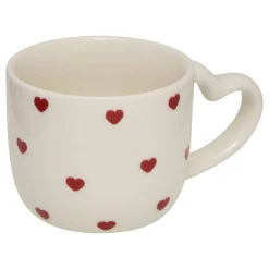 Atmosphera Tasses, Mugs*Lot de 4 mugs  "Valentine" Beige