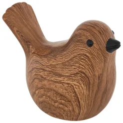 Atmosphera Statuettes, Figurines*Lot de 2 oiseaux "Family corner" Beige