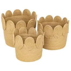 Atmosphera Paniers De Rangement*Lot de 3 paniers ronds 