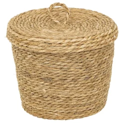 Atmosphera Voir Tout |Paniers De Rangement*Lot de 9 paniers ronds "Little cottage" Beige