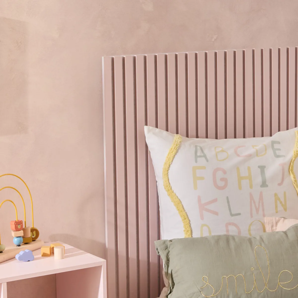 Atmosphera Panneau Mural Décoratif*Lot de 3 panneaux décoratifs enfant "Colva" Beige