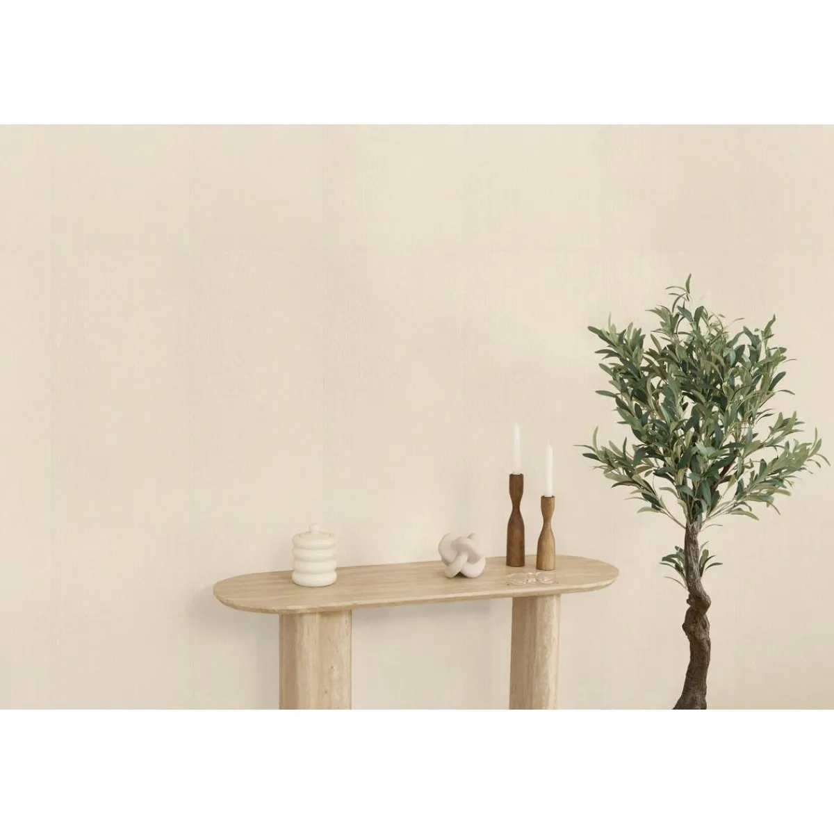 Atmosphera Panneau Mural Décoratif|Décoration En Bois*Lot de 4 panneaux décoratifs muraux "Kina" Marron