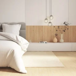 Atmosphera Panneau Mural Décoratif*Lot de 2 panneaux décoratifs muraux "Alcov" Blanc