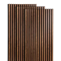 Atmosphera Panneau Mural Décoratif*Lot de 3 panneaux décoratifs tasseaux bois Colva Blanc