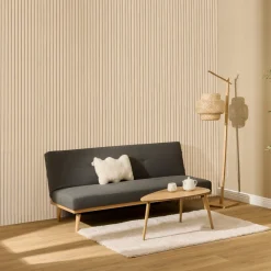 Atmosphera Panneau Mural Décoratif*Lot de 3 panneaux décoratifs tasseaux bois "Colva"