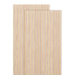 Atmosphera Panneau Mural Décoratif*Lot de 2 panneaux décoratifs tasseaux bois "Colva"