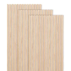 Atmosphera Panneau Mural Décoratif*Lot de 3 panneaux décoratifs tasseaux bois