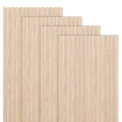 Atmosphera Panneau Mural Décoratif*Lot de 4 panneaux décoratifs tasseaux bois