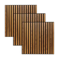 Atmosphera Panneau Mural Décoratif|Décoration En Bois*Lot de 3 panneaux décoratifs tasseaux bois Colva