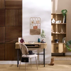 Atmosphera Panneau Mural Décoratif|Décoration En Bois*Lot de 3 panneaux décoratifs tasseaux bois Colva