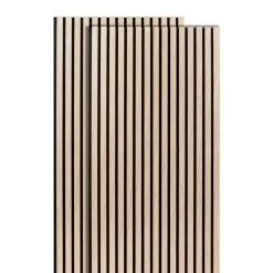 Atmosphera Panneau Mural Décoratif|Décoration En Bois*Lot de 2 panneaux décoratifs tasseaux bois Colva Modèle1