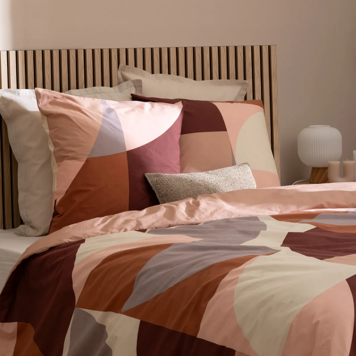 Atmosphera Panneau Mural Décoratif|Décoration En Bois*Lot de 3 panneaux décoratifs tasseaux bois Colva Beige