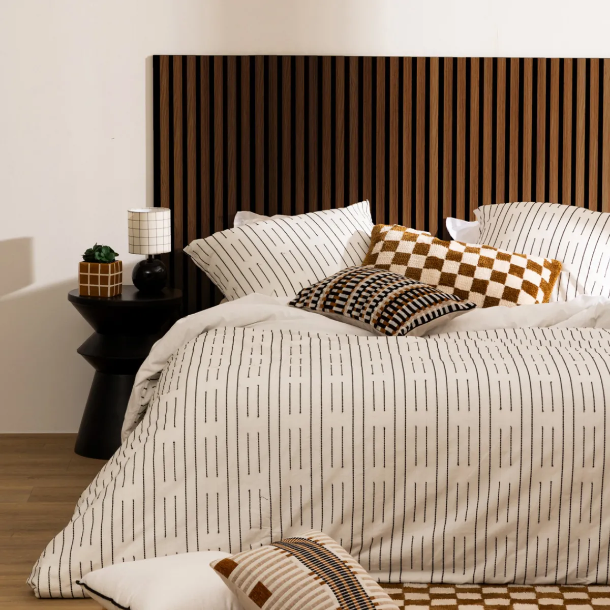 Atmosphera Panneau Mural Décoratif|Décoration En Bois*Lot de 2 panneaux décoratifs tasseaux bois Colva