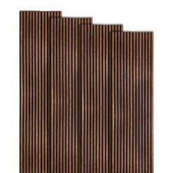Atmosphera Panneau Mural Décoratif|Décoration En Bois*Lot de 4 panneaux décoratifs tasseaux bois Colva Boisnaturel