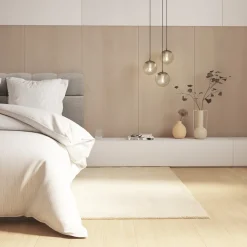 Atmosphera Panneau Mural Décoratif*Lot de 3 panneaux muraux décoratifs "Cary" Blanc