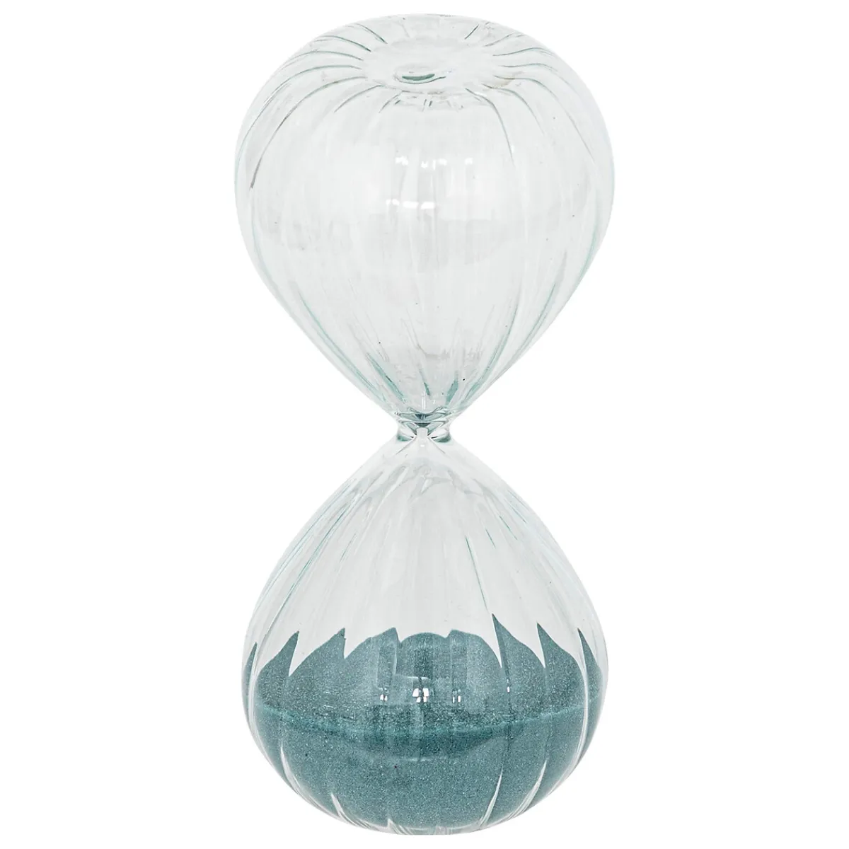 Atmosphera Objets À Poser*Lot de 3 sabliers avec support bois Bleu