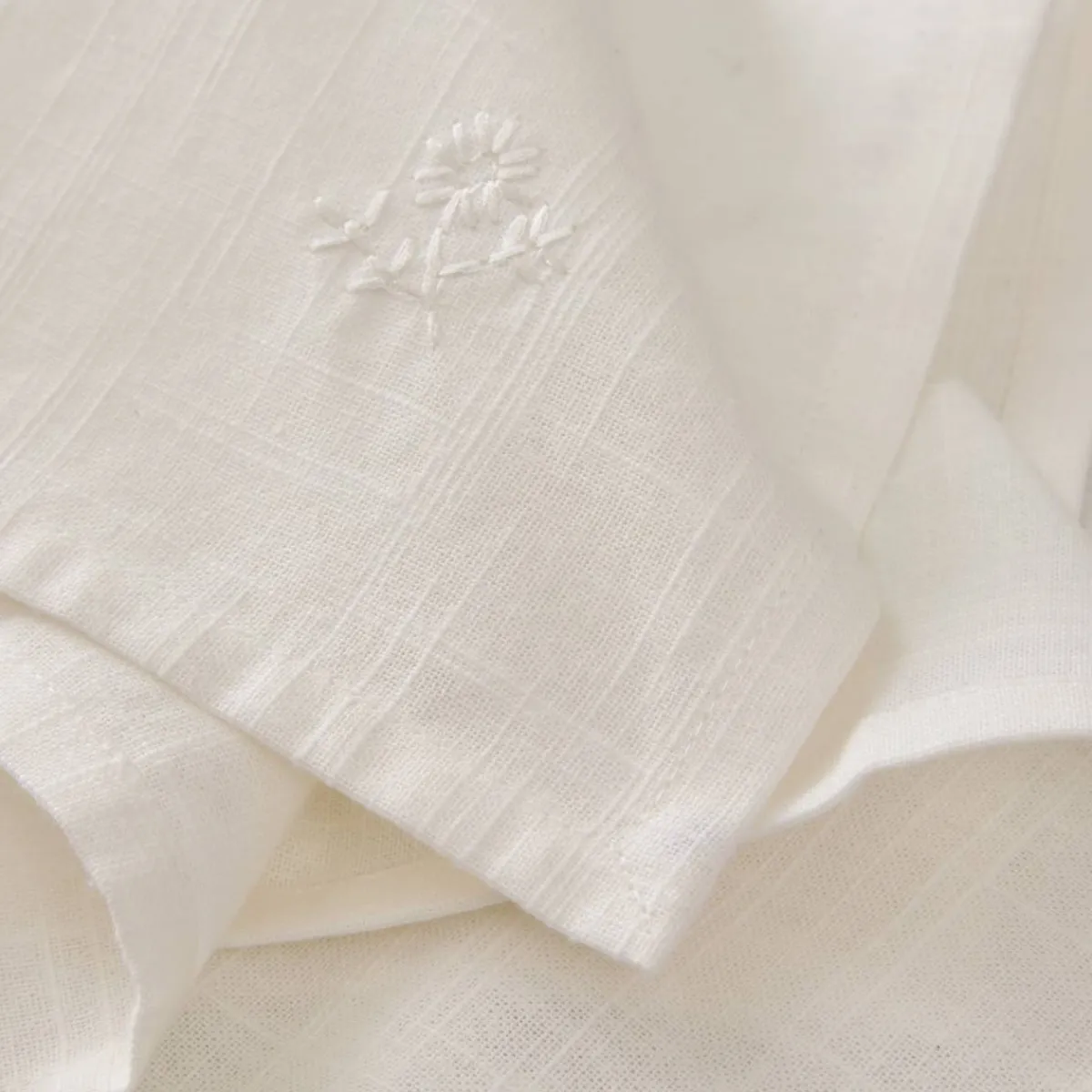 Atmosphera Sets De Table, Serviettes|Sets De Table*Lot de 4 serviettes de table "Joy" Gris