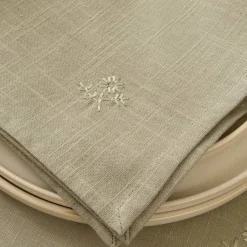 Atmosphera Sets De Table, Serviettes|Sets De Table*Lot de 4 serviettes de table "Joy" Beige