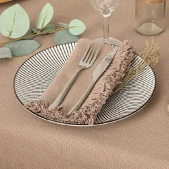 Atmosphera Sets De Table, Serviettes|Sets De Table*Lot de 2 serviettes de table "Maha" Vert