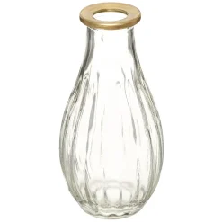Atmosphera Vases*Lot de 3 soliflores "Wonder", verre Roseclair