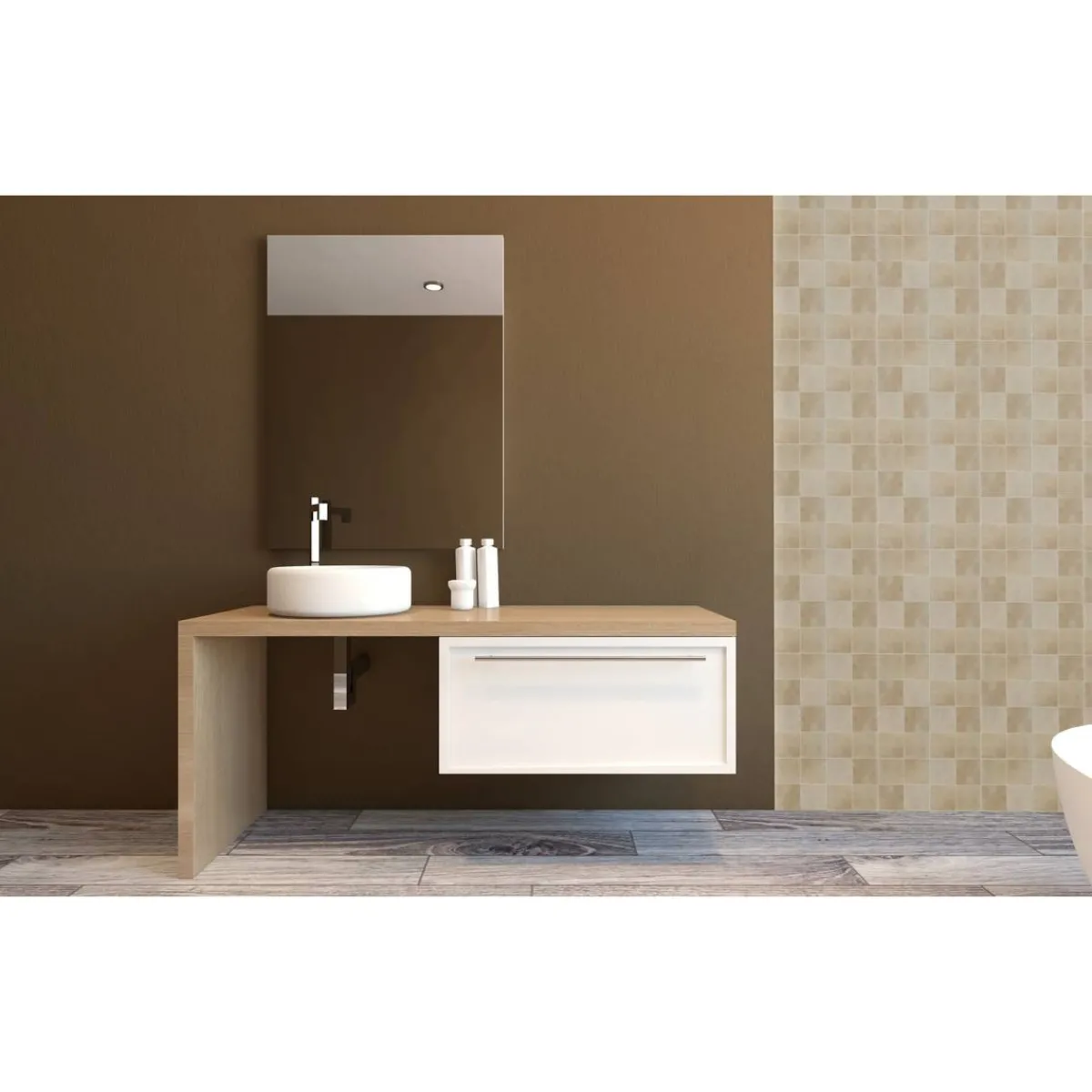 Atmosphera Panneau Mural Décoratif*Lot de 2 stickers muraux "Caro"