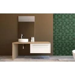 Atmosphera Panneau Mural Décoratif*Lot de 2 stickers muraux "Caro" Vert