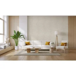 Atmosphera Toiles, Tableaux*Lot de 2 stickers murauxeffet pierre "Cary" Multicolore