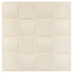 Atmosphera Panneau Mural Décoratif*Lot de 2 stickers muraux "Oren" Blanc