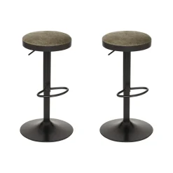 Atmosphera Tabourets De Bar|Tabourets De Bar*Lot de 2 tabourets de bar 