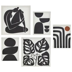 Atmosphera Toiles, Tableaux*Lot de 5 toiles imprimées 