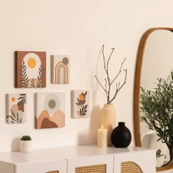 Atmosphera Toiles, Tableaux*Lot de 5 toiles imprimées 
