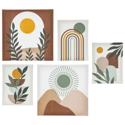 Atmosphera Toiles, Tableaux*Lot de 5 toiles imprimées 
