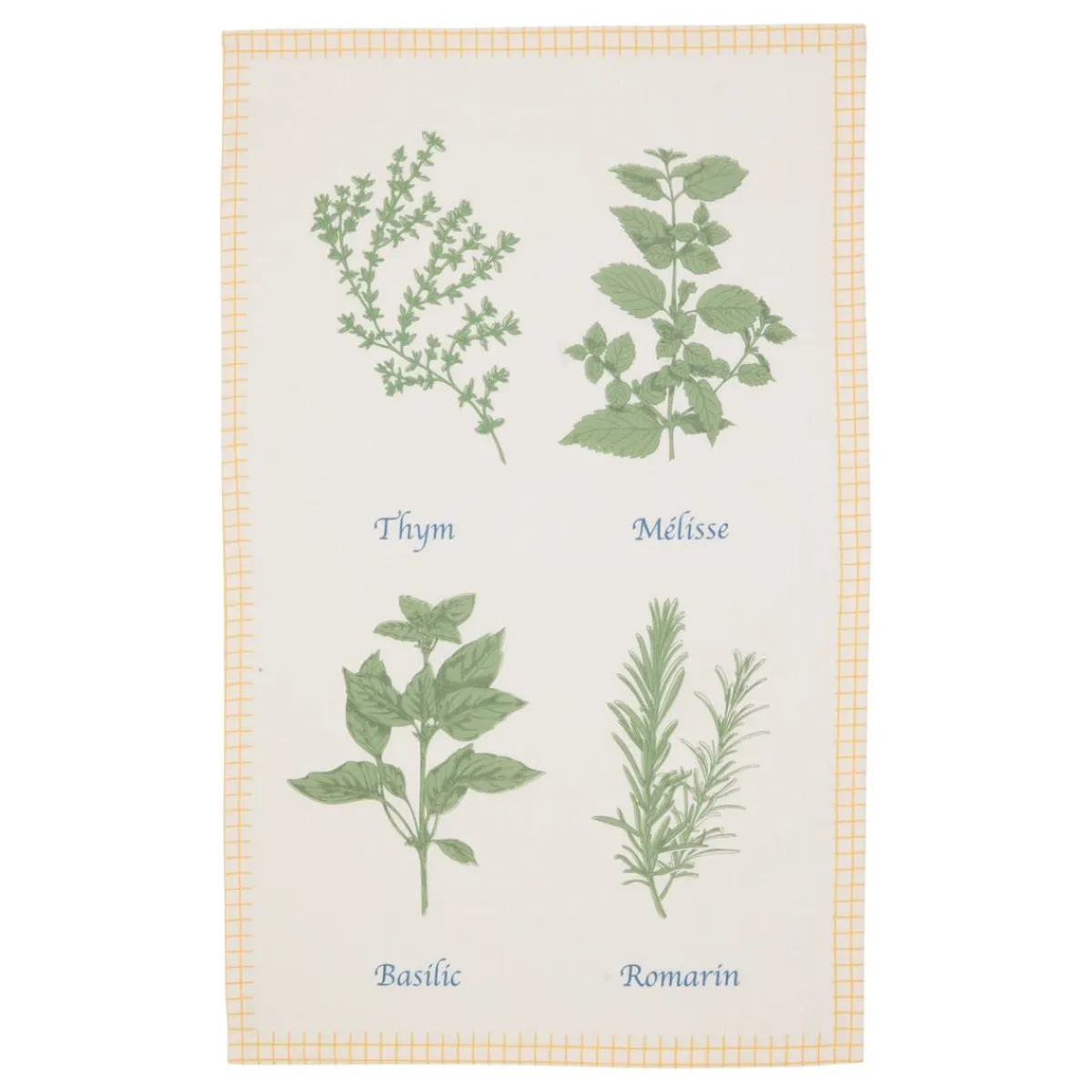 Atmosphera Sets De Table, Serviettes|Sets De Table*Lot de 3 torchons "Garrigue" Grisfoncé