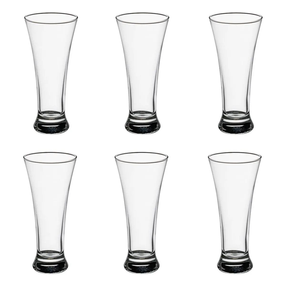 Atmosphera Verres Apéritif*Lot de 6 verres à bière "Bier" Transparent