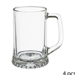 Atmosphera Verres Apéritif*Lot de 4 verres à bière "Biere" Transparent