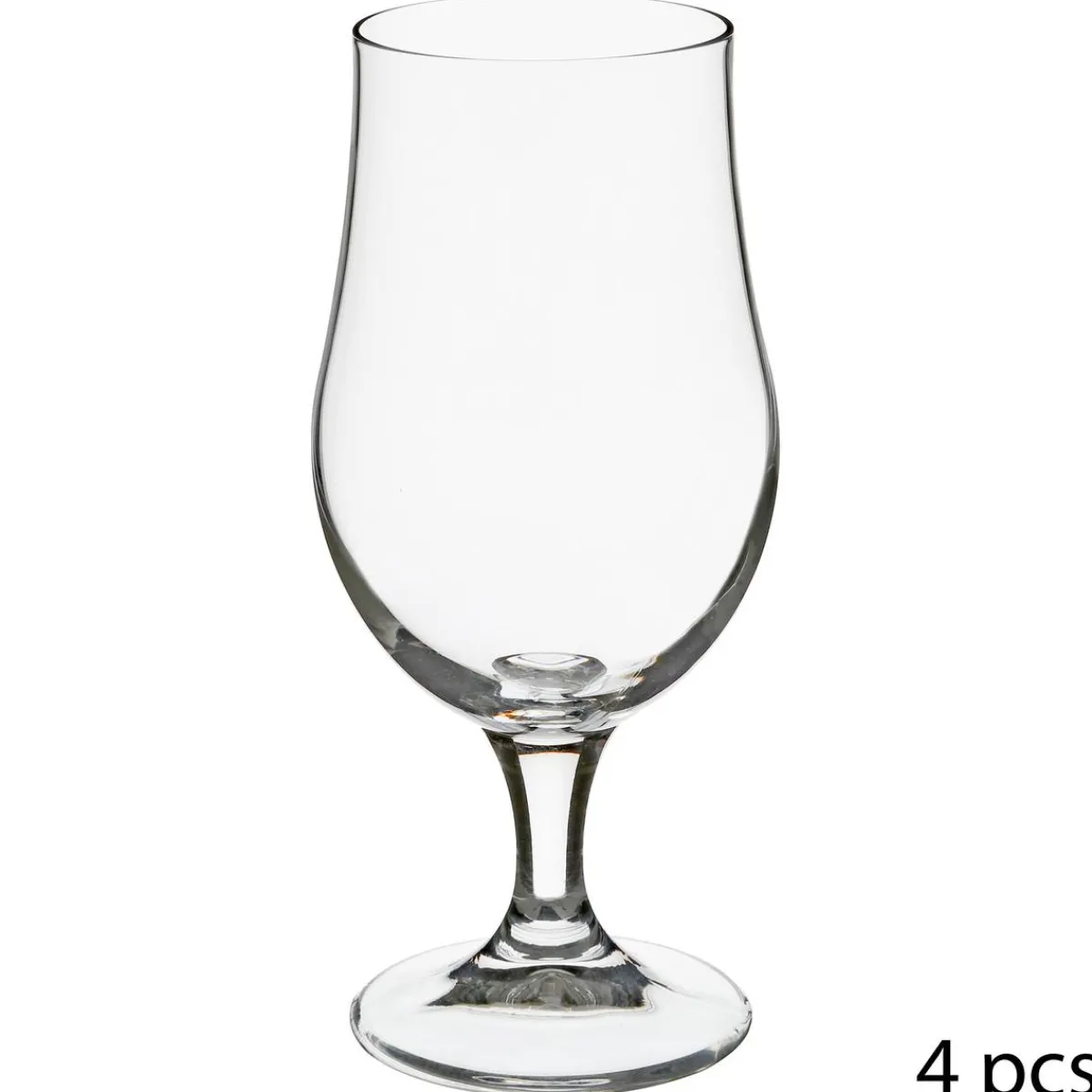 Atmosphera Verres Apéritif*Lot de 4 verres à bière "Biere" Transparent
