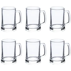 Atmosphera Verres Apéritif*Lot de 6 verres à bière  "Raphael" Rose