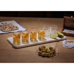 Atmosphera Verres Apéritif*Lot de 6 verres à shooter "Automne" Transparent