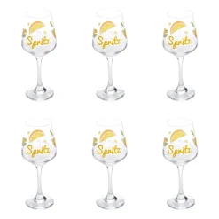 Atmosphera Art De La Table D'Extérieur|Verres Apéritif*Lot de 6 verres à spritz "Stella" Bleu