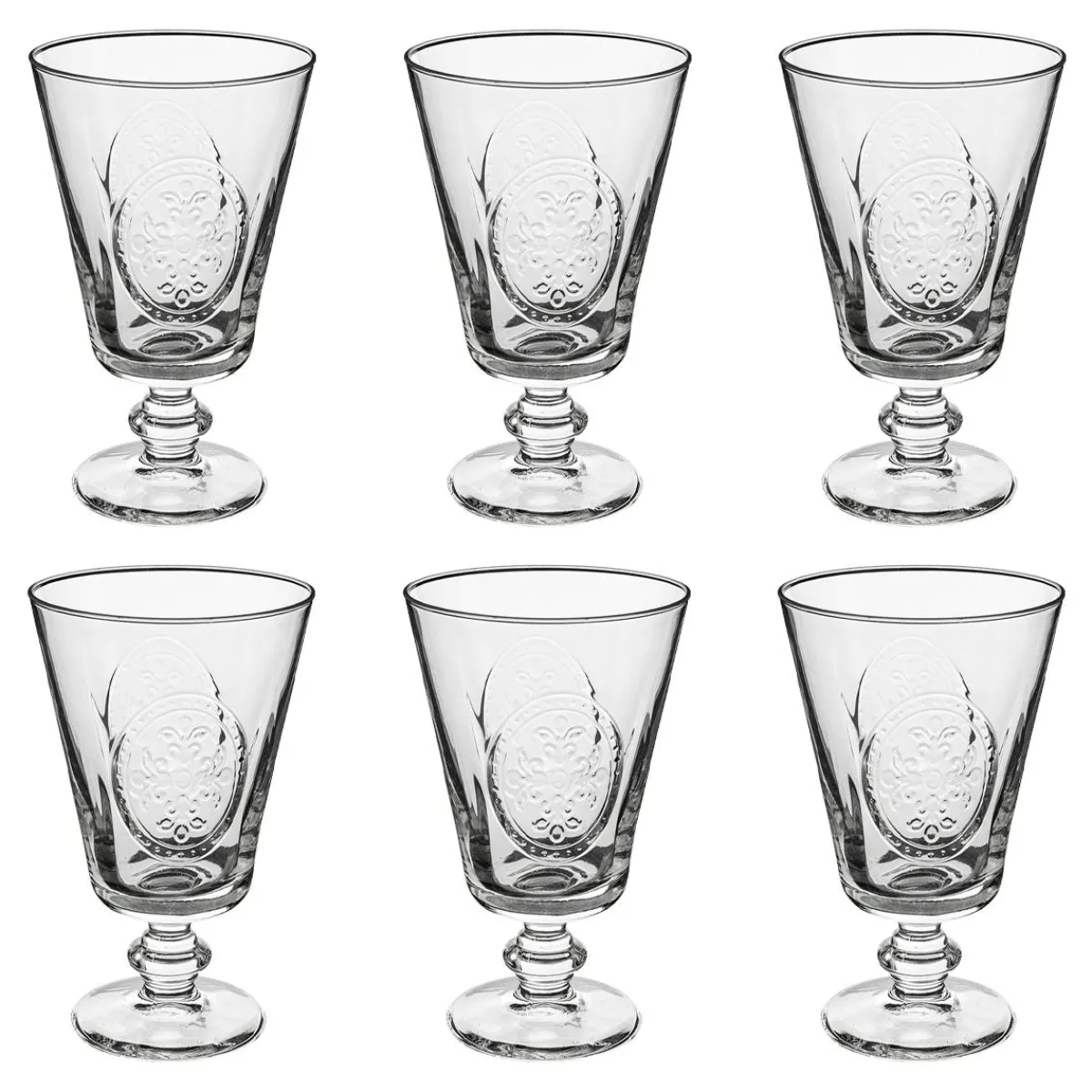Atmosphera Verres À Vin*Lot de 6 verres à vin "Carmela" Transparent