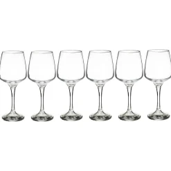 Atmosphera Verres À Vin*Lot de 6 verres à vin  "Elaya" Transparent
