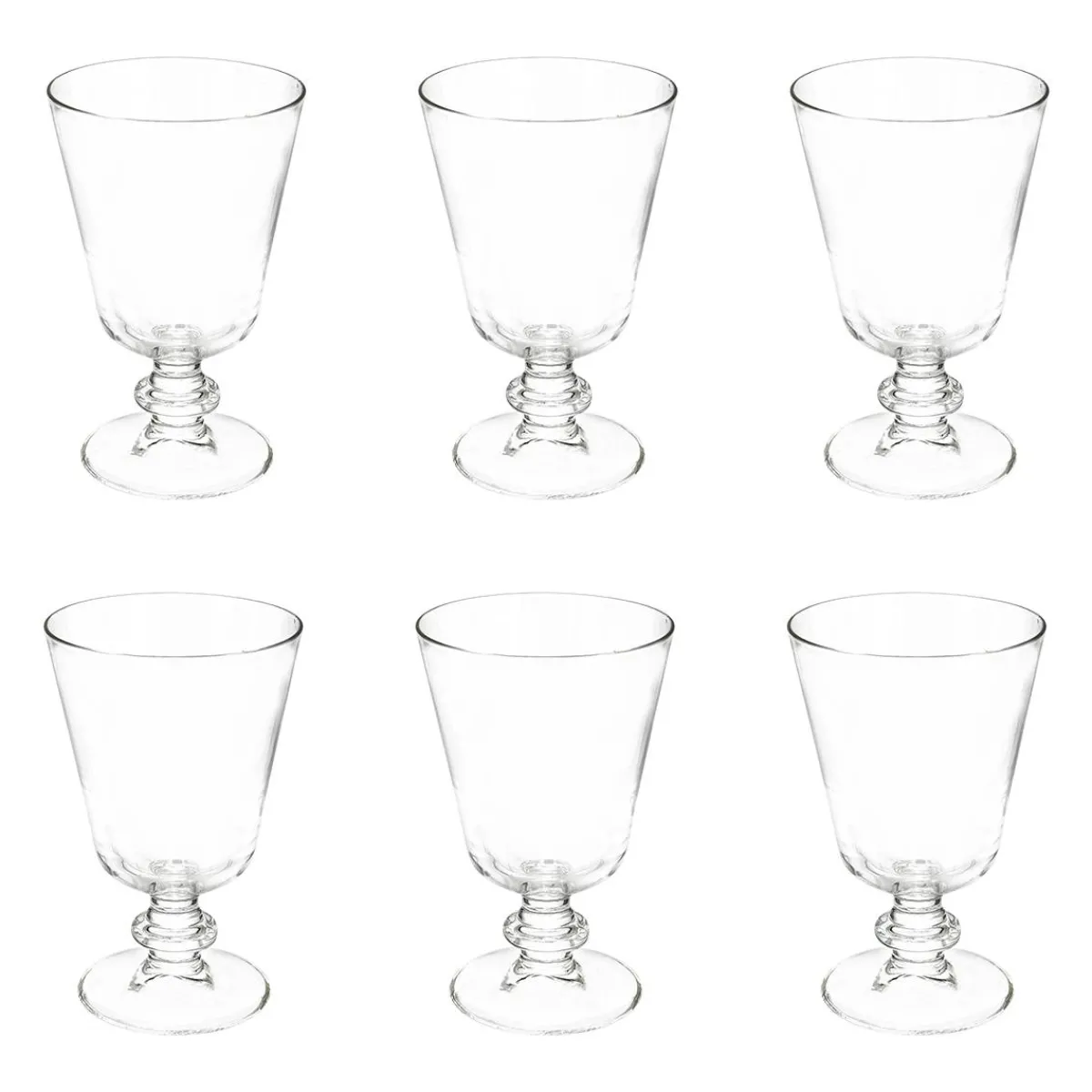 Atmosphera Verres À Vin*Lot de 6 verres à vin "Elena" Transparent
