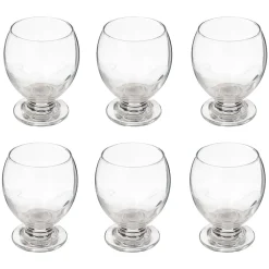 Atmosphera Verres À Vin*Lot de 6 verres à vin  "Enric'Eau" Transparent