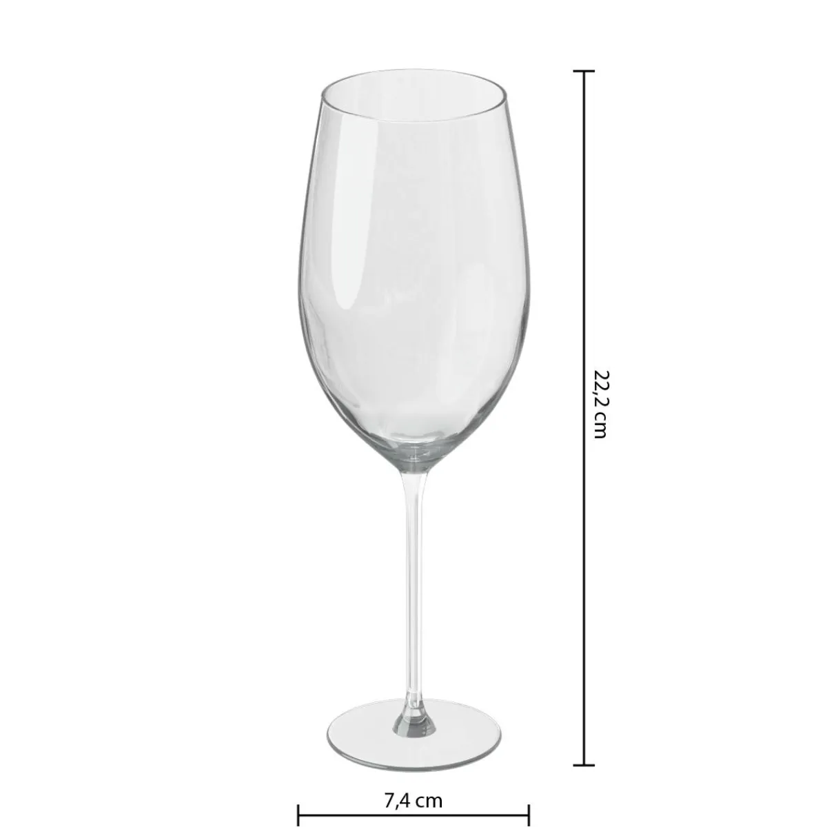 Atmosphera Verres À Vin*Lot de 6 verres à vin "Lina" Transparent