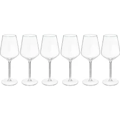 Atmosphera Verres À Vin*Lot de 6 verres à vin  "Nora" Transparent