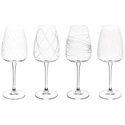 Atmosphera Verres À Vin*Lot de 4 verres à vin 